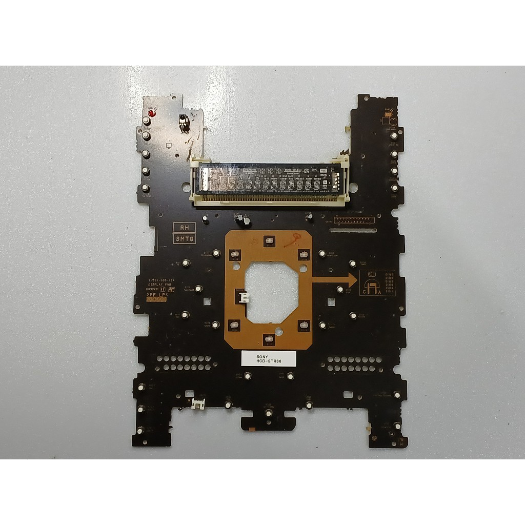 Placa Painel Frontal Display Som Sony HCD-GTR66