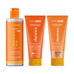 Kit Skin Care Vitamina C Conjunto de 3 itens Dermachem