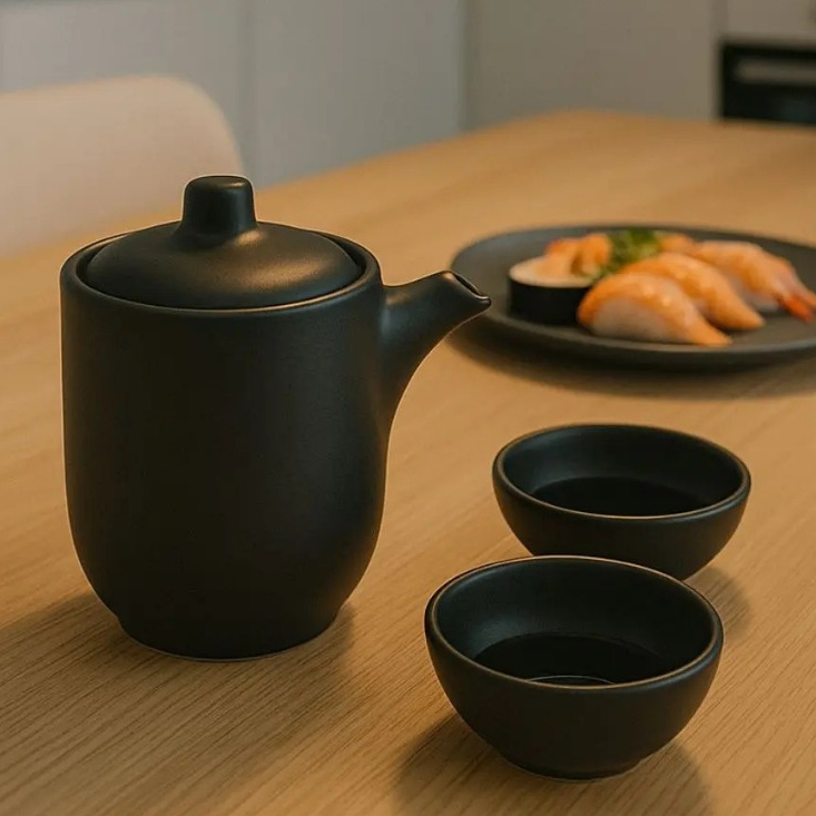 Kit Porta Shoyu Molheira Para Sushi Japonês Manhattan 2 Peças Hauskraft