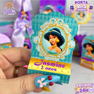 Porta Bis Duplo Jasmine/caixa para doces Jasmine/ Festa de aniversário