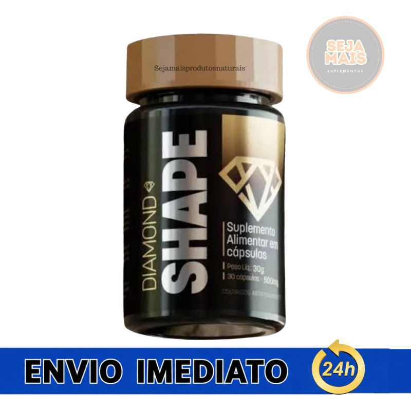 COMPOSTO NATURAL SHAPE DIAMOND 30 CÁPSULAS- ENVIO IMEDIATO