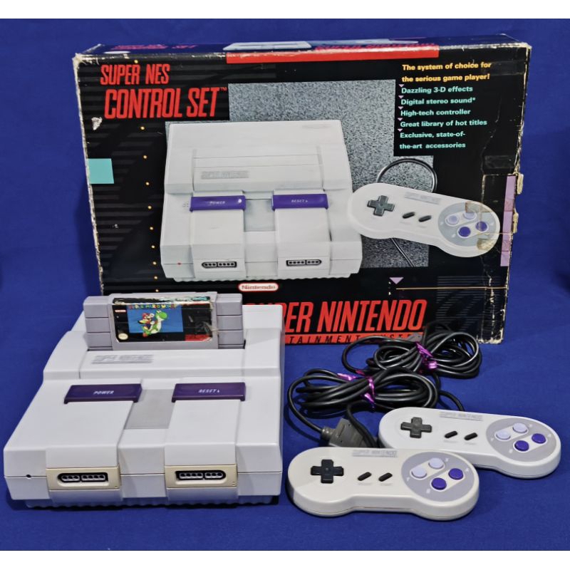 Console Super Nintendo Fat Modelo Raro 001 4 Pés de borracha