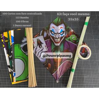 Pipa Flechinha Raia Estampado 35x35🔥 Mega Promoção  - Kit faça você mesmo 100 unidades sortidos