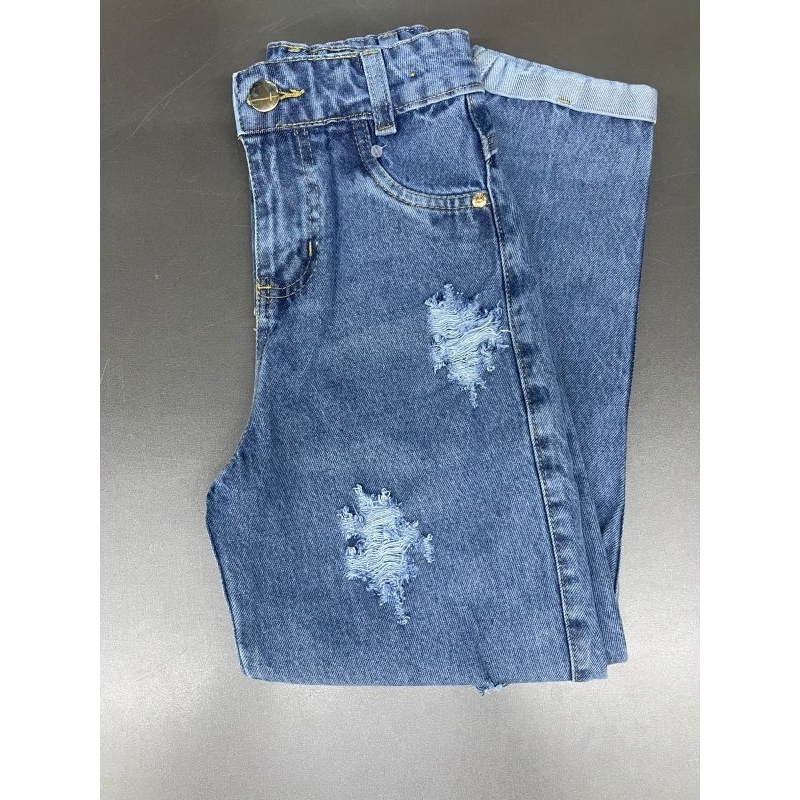 calça moom infantil e juvenil Destroy