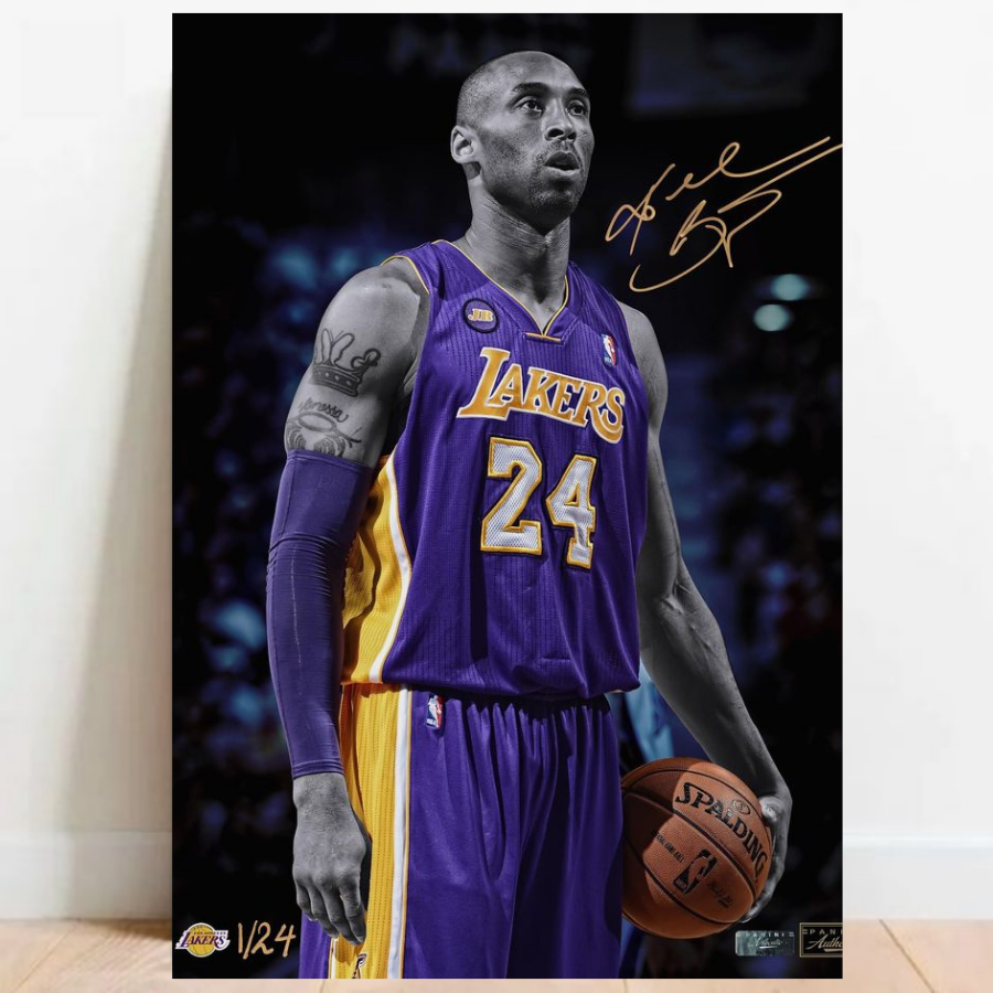 Quadro Placa Decorativa Kobe Bryant Lenda Basquete NBA jogador Esporte 010