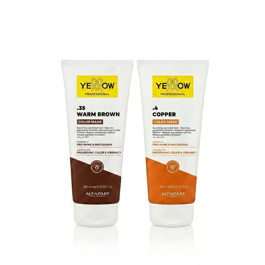 Máscara nutritiva e pigmentada Color Mask Yellow 200 ml