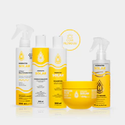 Kit Linha Completa Solar Hidratei Proteção UV Praia Piscina
