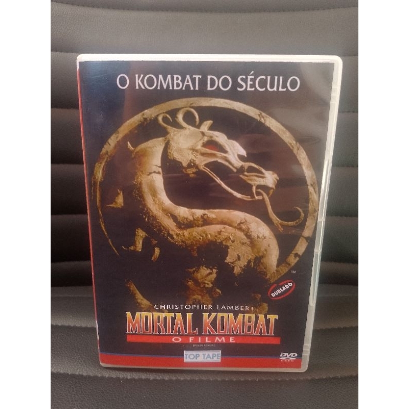 DVD MORTAL KOMBAT EDIÇÃO RETRÔ VHS.