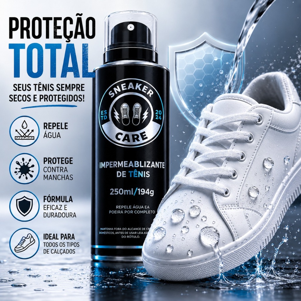Impermeabilizante Para Tênis Sneakers Calçados Tênis limpo Tênis branco Sneaker Care