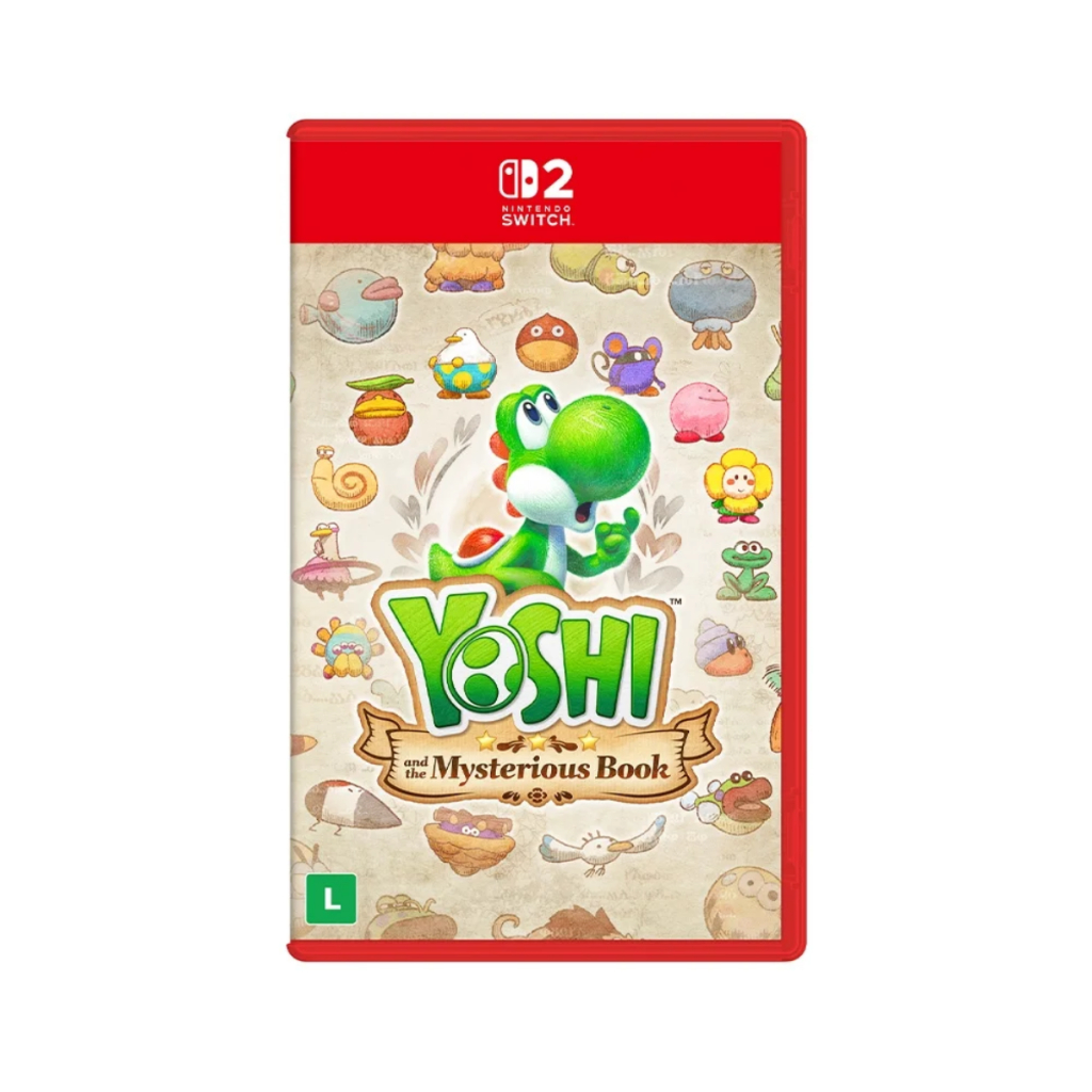 Jogo Yoshi And The Mysterious Book Nintendo Switch 2 Mídia Física Original