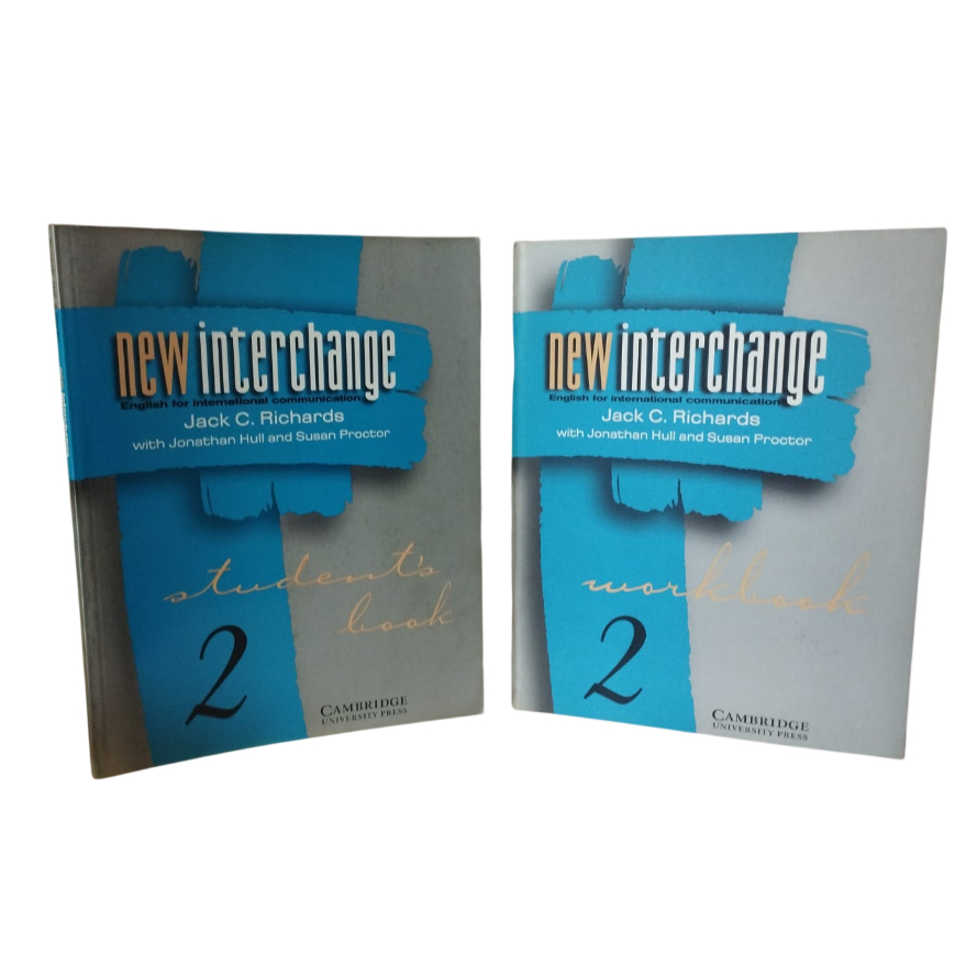 Box 2 Livros: New Interchange 2 Student's Book / Workbook - Jack C. Richards