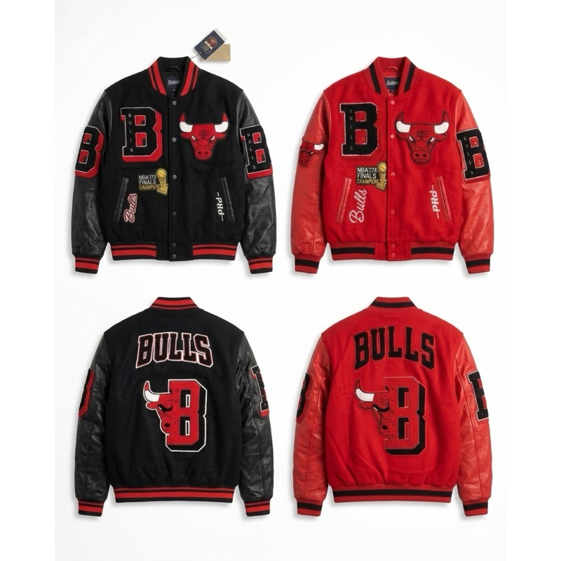 Jaqueta Colegial Chicaco Bulls NBA Basquete - Bomber College