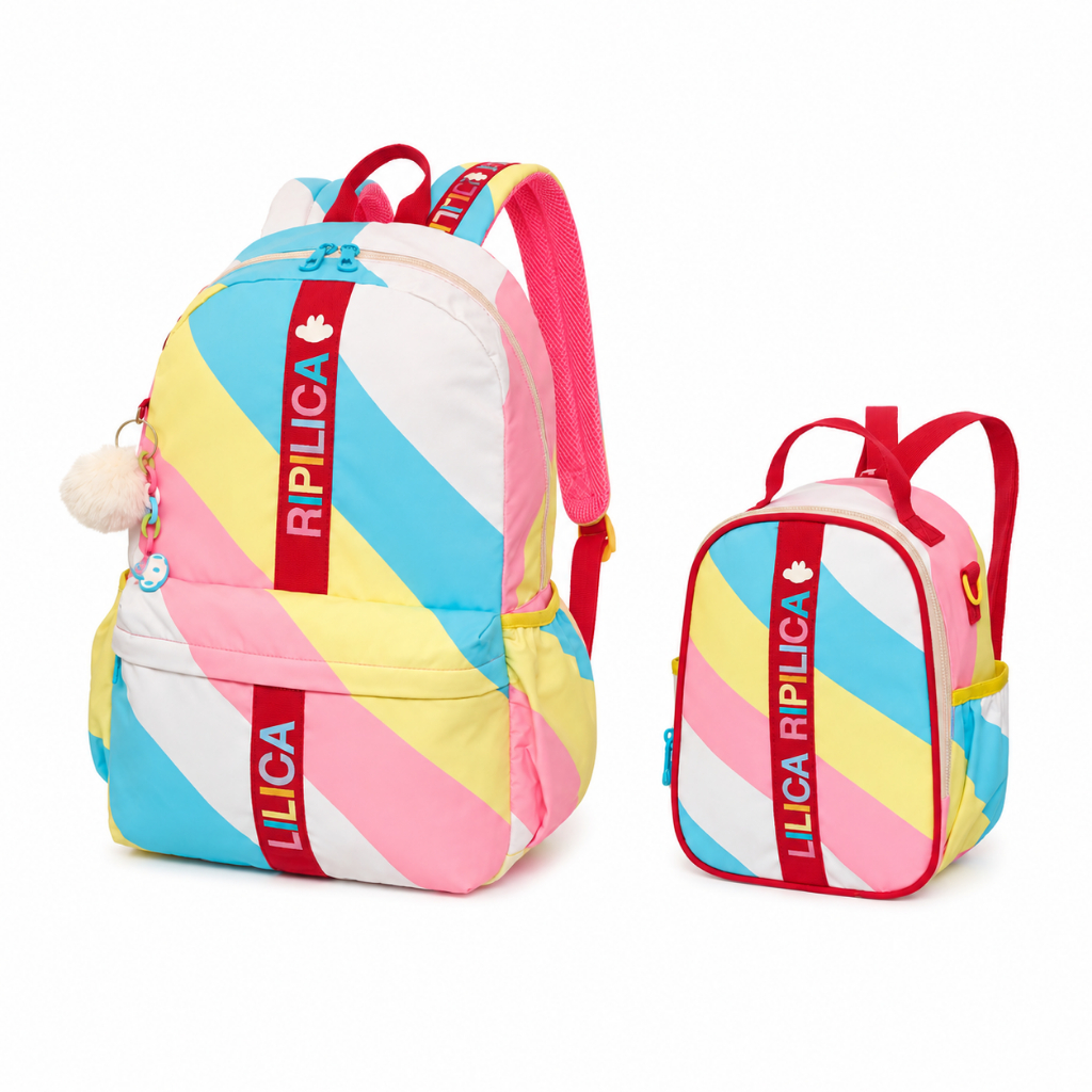 Kit Mochila Escolar Lilica Ripilica Com Lancheira Térmica Infantil Feminina Estudo E Passeio Meninas