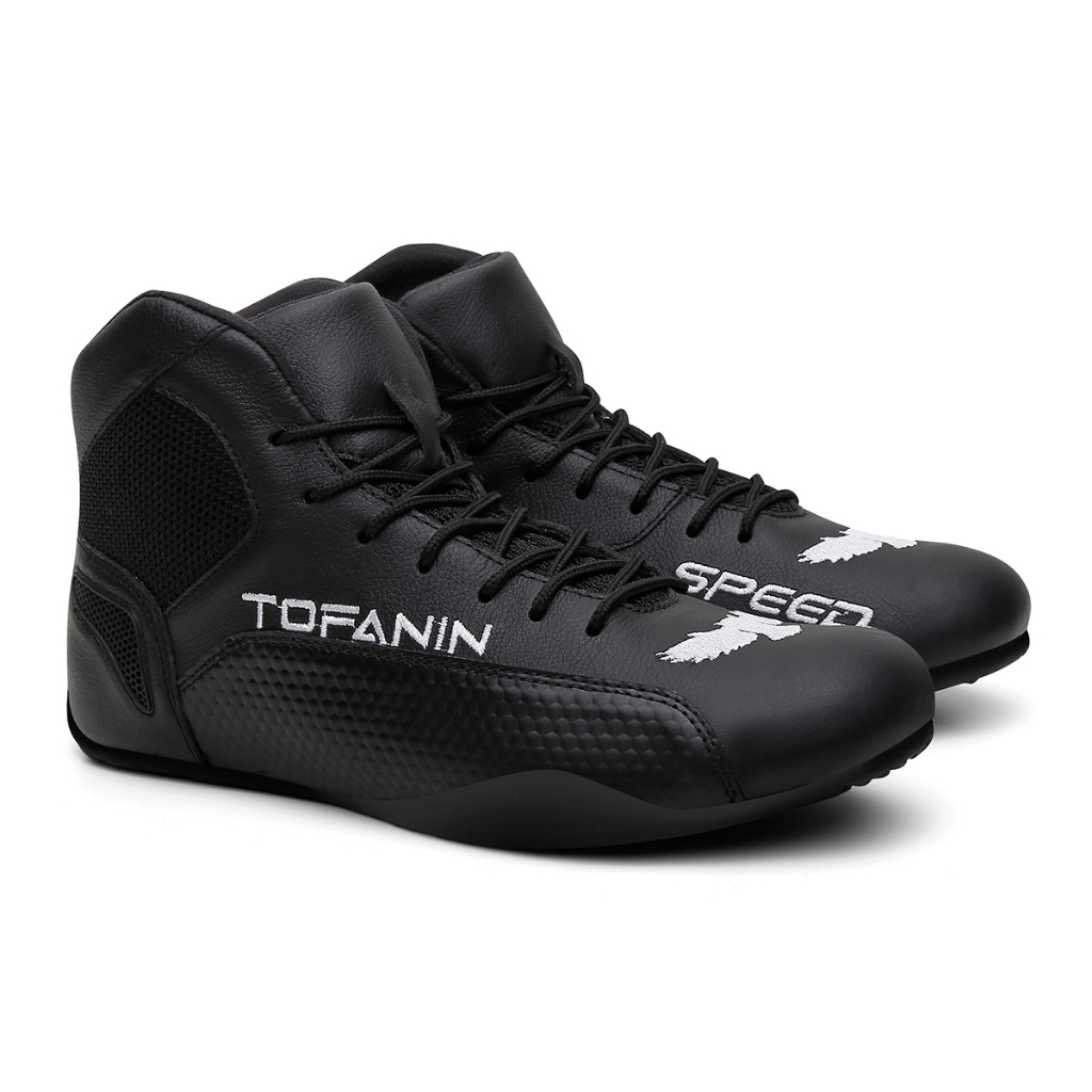 Sapatilha de Kart Motociclismo Juvenil Speed Tofanin Automobilismo Infantil Tamanho 29 a 40