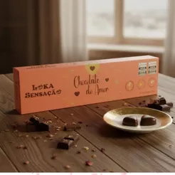 Chocolate Do Amor Loka Sensação Casal Presente Romântico Para Namorados Dia Dos Namorados