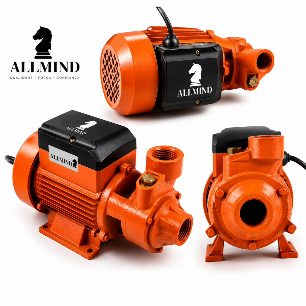 Bomba D'água Periférica 1/2hp Motobomba 220v  Silenciosa Econômica Jardim Pressurização Irrigação