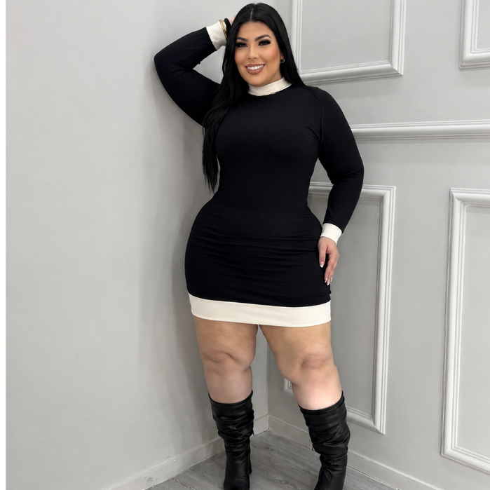 SELAH - VESTIDO MANGA LONGA DANIELLA PLUS SIZE