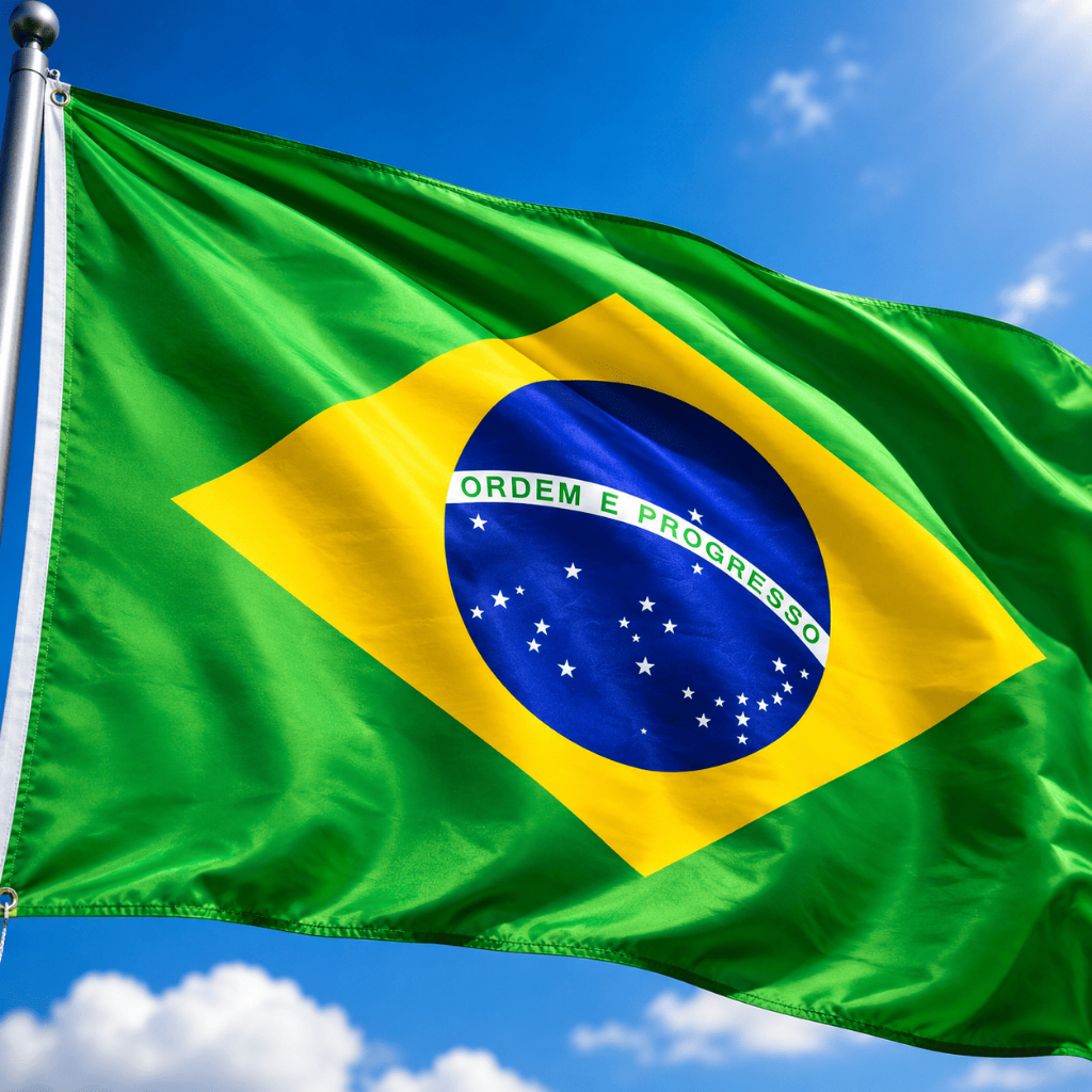 Bandeira do Brasil Grande 1,50x0,90m Copa do Mundo Futebol Torcida Seleção Brasileira