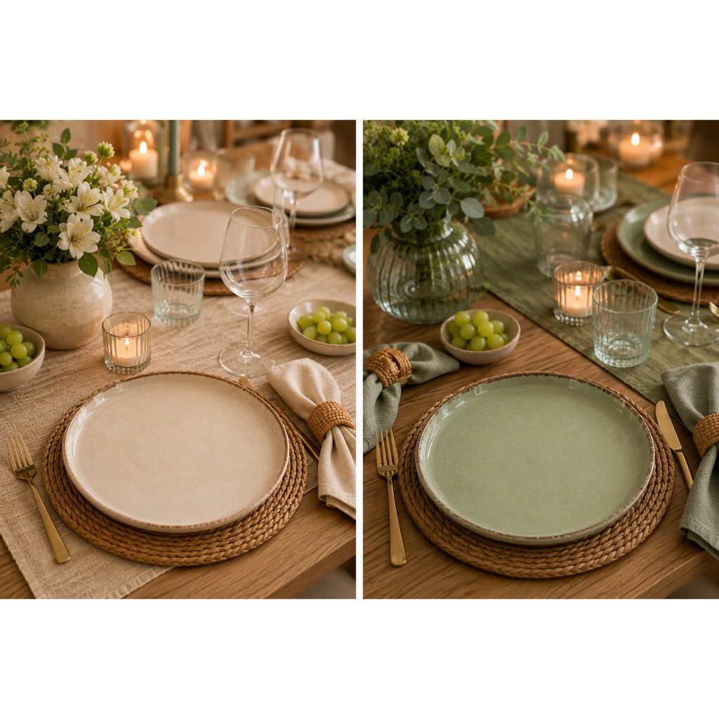 Prato Sobremesa Moderno – 100% Porcelana –19cm