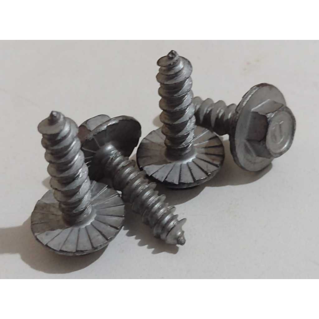Kit 4 Parafusos 25mm Fixação Base de Mecanismo Lavadora Brastemp/Consul