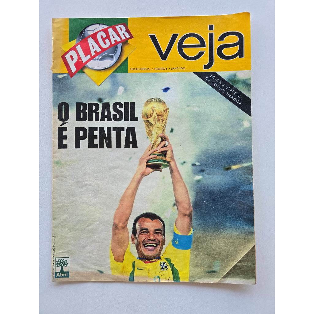 Revista Placar / Veja - Especial - Brasil Penta Campeão 2002