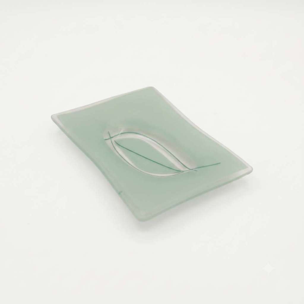 Mini Saladeira Fruteira Petisqueira de Vidro 12,5cmx16cm Erva-doce Decorglass Molheira Fingerfood