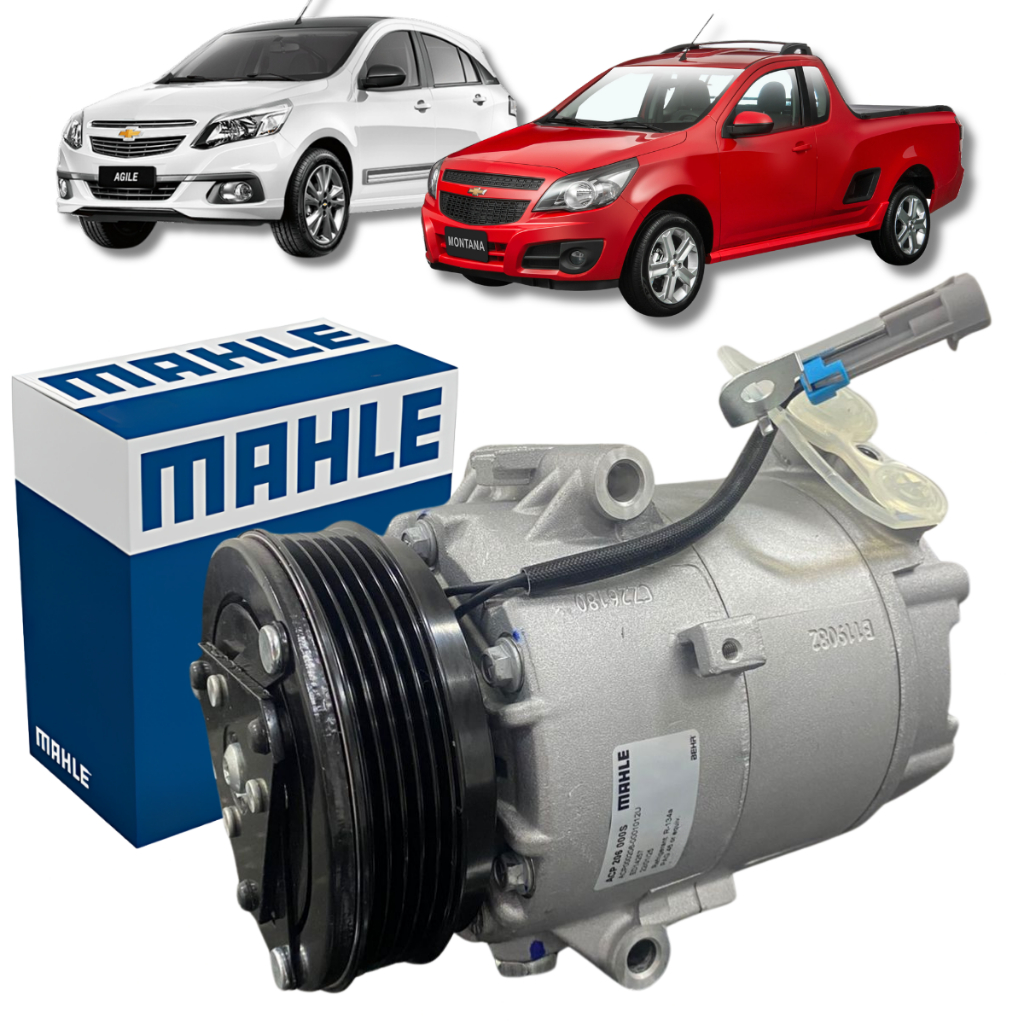 Compressor Ar Mahle Agile 1.4 2009 a 2015 Montana 1.4 2011 a 2022