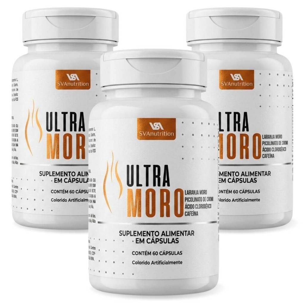 Kit 03 Ultra Moro Suplemento Morosil Alimentar SVA Nutrition