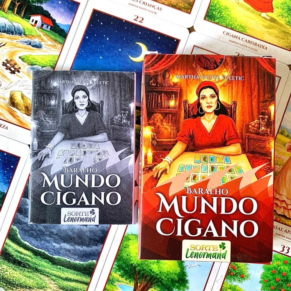 Baralho Mundo Cigano - Martha Vuletic - Edição Especial - Oráculo Cigano Brasileiro
