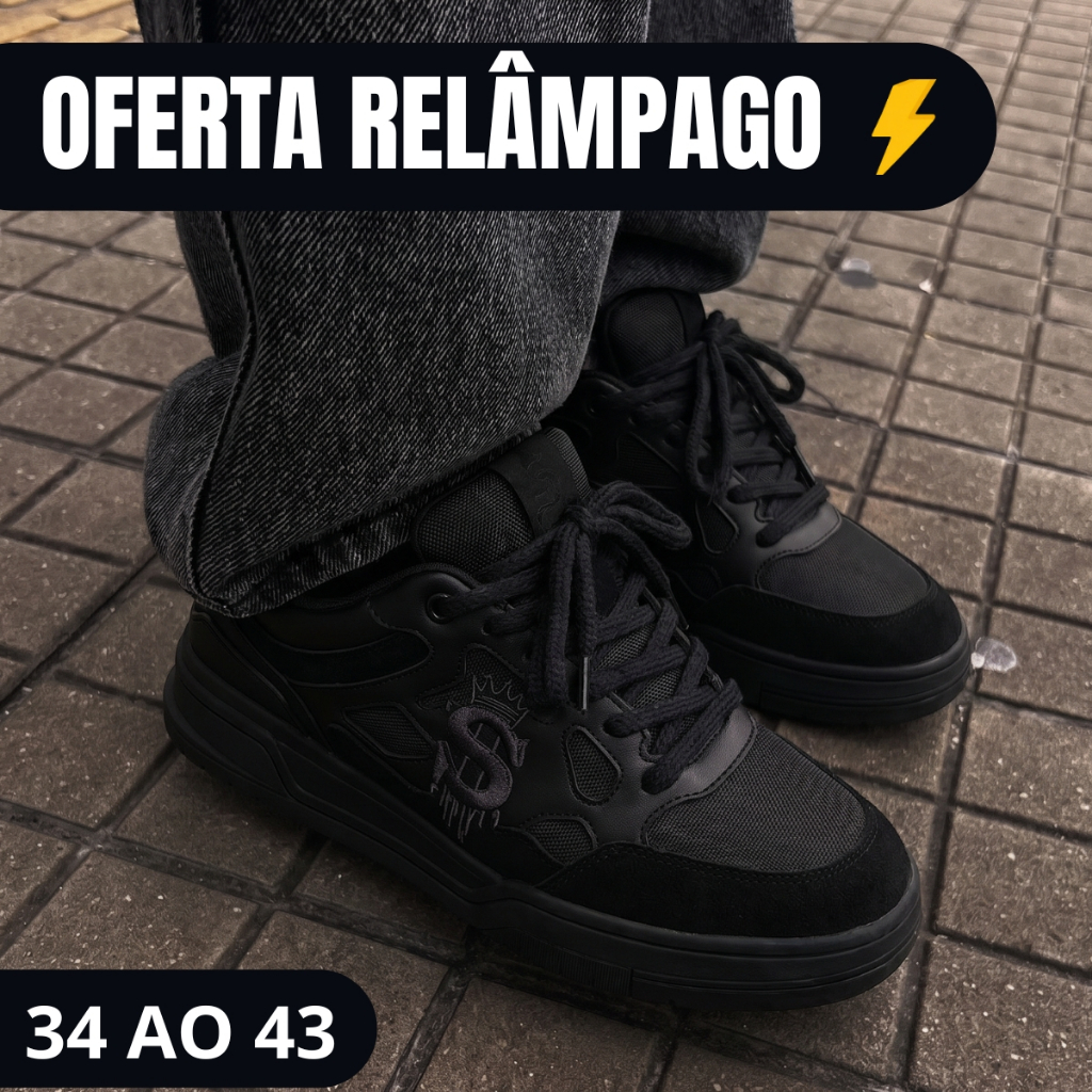 Tenis Masculino Conforto Diario Solado Macio Respiravel Para Uso Prolongado Imperdivel Top