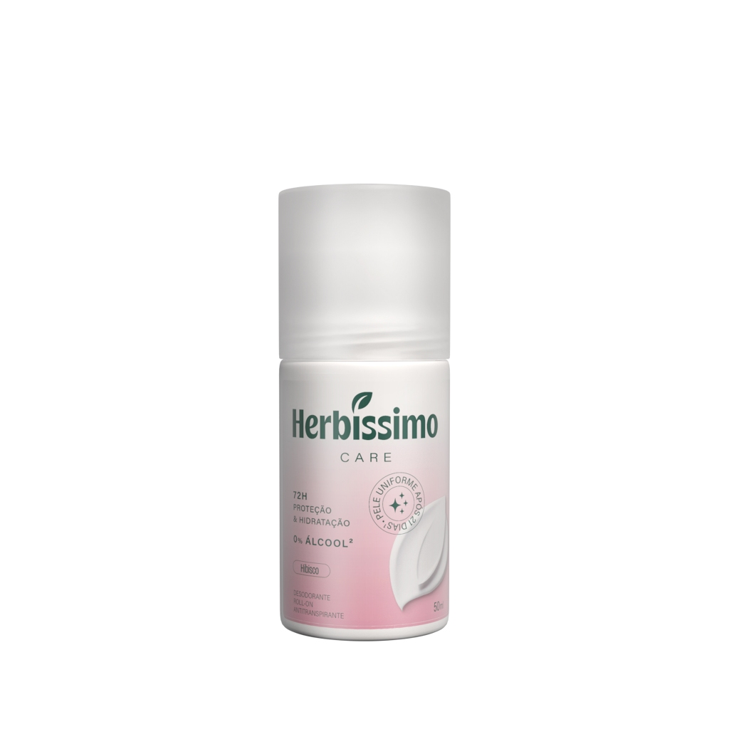 Desodorante Roll-On Antitranspirante Herbíssimo Care Hibisco 50ml