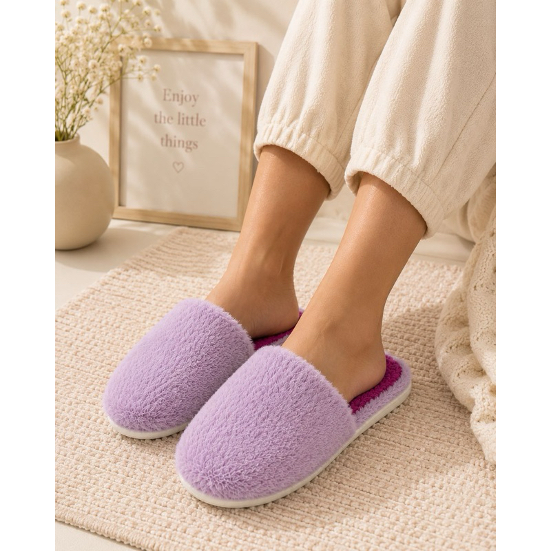Pantufa Feminina LISA Peluciada Luxo Super Macia Quentinha Confortável para Inverno
