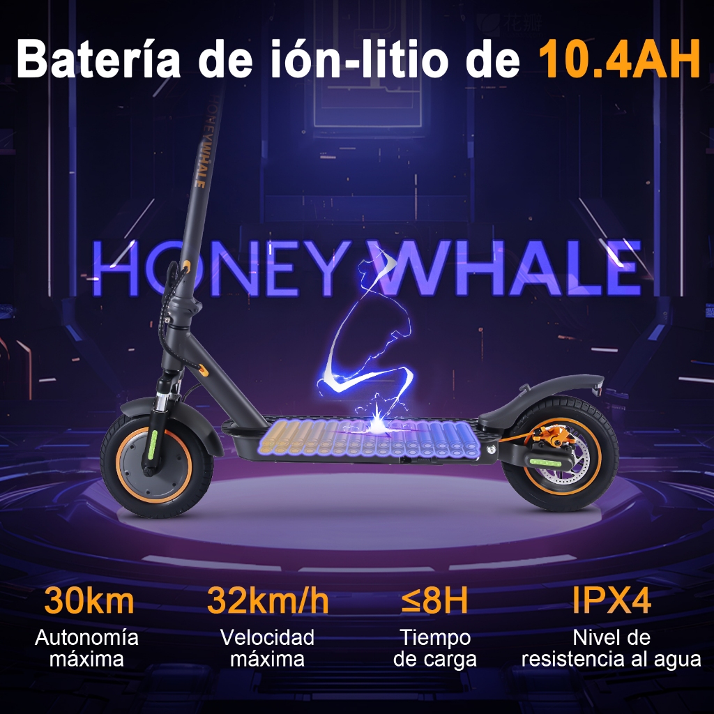 HONEYWHALE M2 MAX-B 500W Patinete Eletrico Scooter, 32KM Autonomia, Velocidade Máxima de 32 KM/H · foto 2