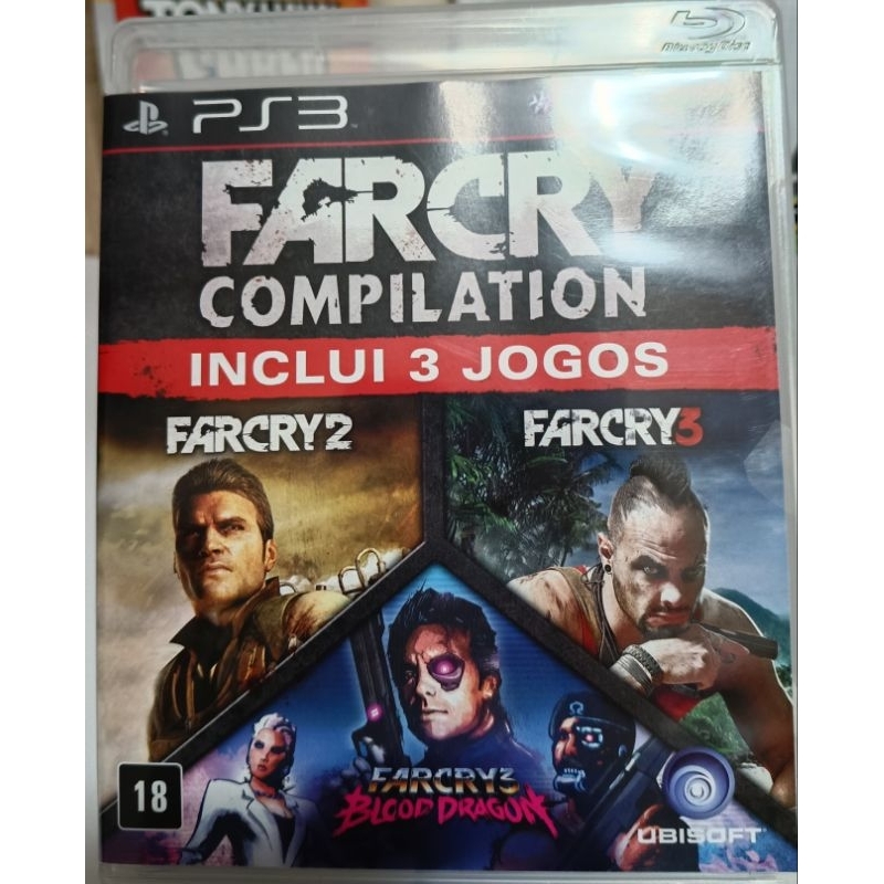 Far Cry Compilation para PlayStation 3 inclui Far Cry 2, Far Cry 3 e Far Cry 3: Blood Dragon