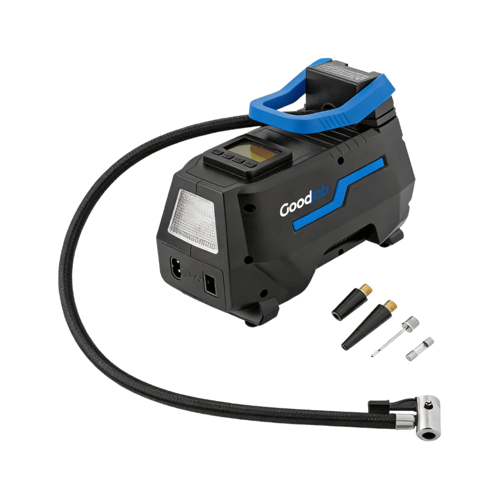 Compressor de Ar Portátil Elétrico 12V ou Bivolt AC/DC GJ-150 Goodjob