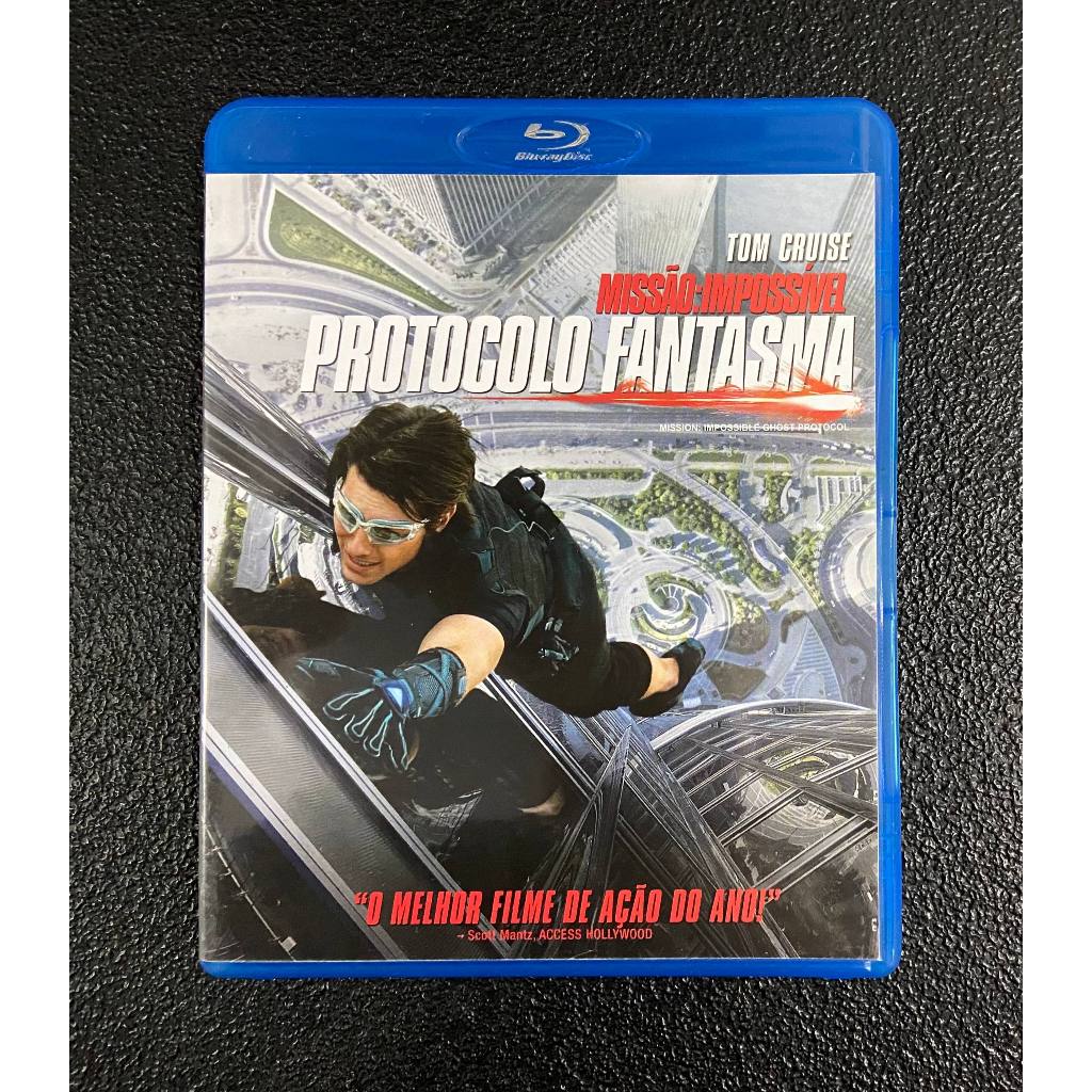Blu Ray Missão Impossível Protocolo Fantasma - Tom Cruise - Paramount Original