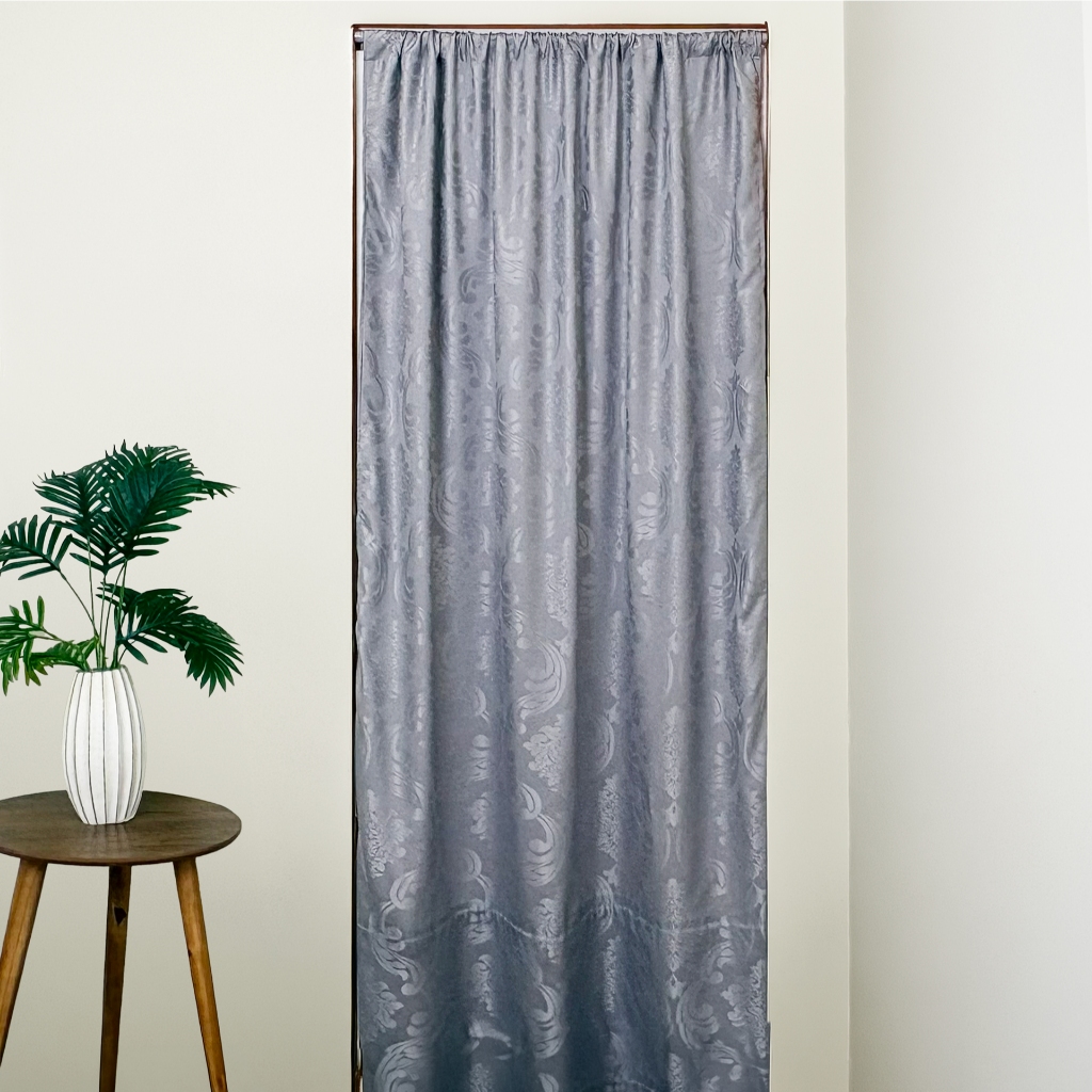 Detalhes do Kit Cortina Para Porta com Varão Ajustável Pronta p/ Instalar Sala Quarto Cozinha