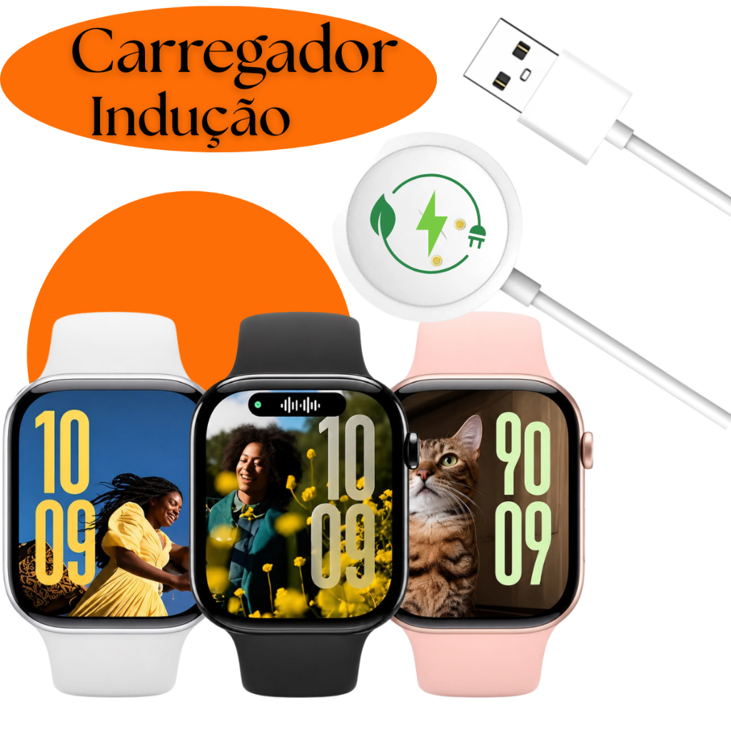 Cabo USB Carregador Indução Para Smartwatch Microwear W68 W27 W28 W59 W29 X8Watch9 Ultra/GS8 mini/GL-1 Pro/X5PROMAX/WO3P