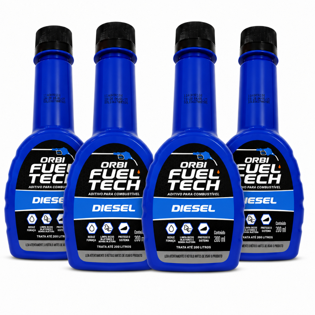 Aditivo Combustível Diesel Orbi Fuel Tech Limpa Bicos 200ml