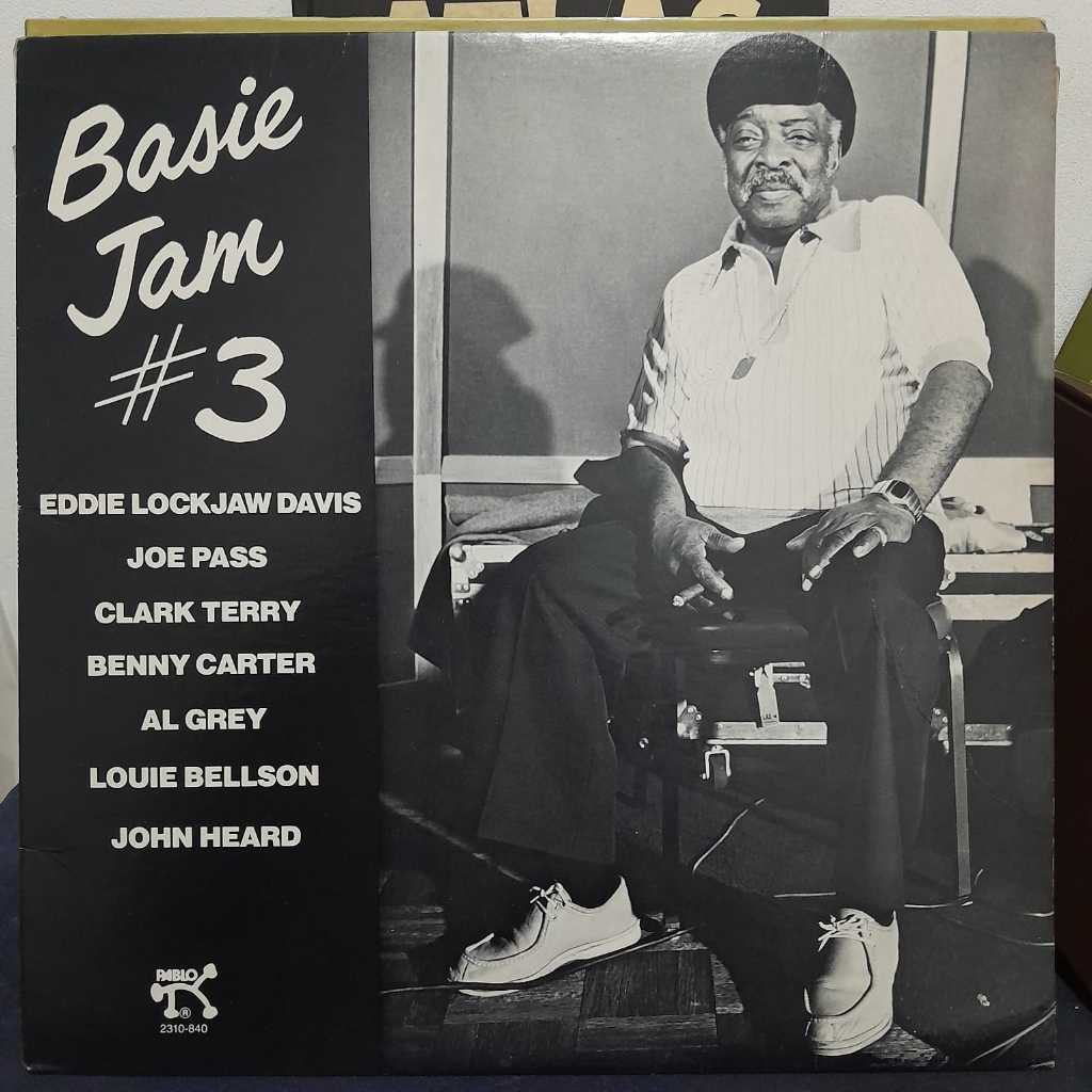 LP COUNT BASIE – BASIE JAM #3  ÁLBUM IMPORTADO NORTE-AMERICANO REUNINDO UMA VERDADEIRA SELEÇÃO DE ASTROS DO JAZZ EM UMA