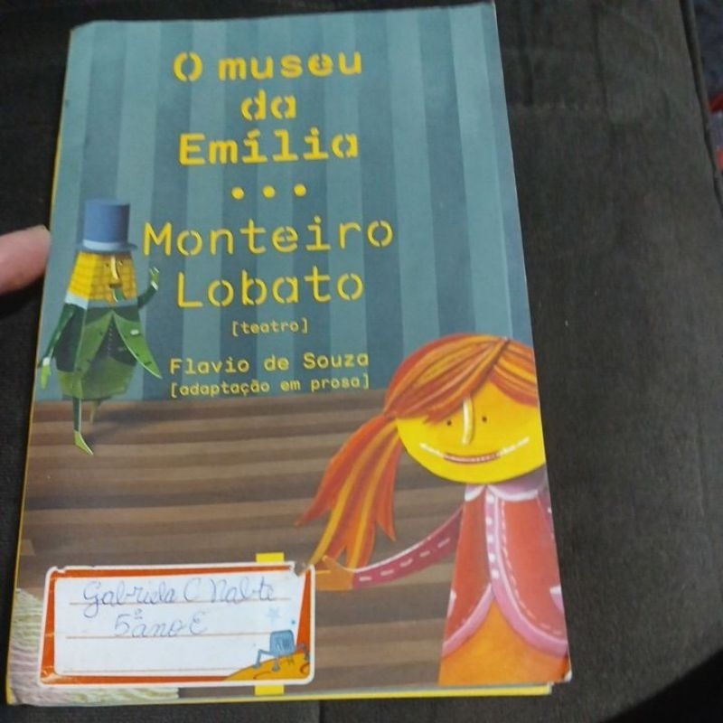 O Museu da Emília - Monteiro Lobato (Teatro) produto usado/ver descrição