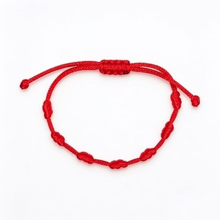 Pulseira Kabbalah 7 Nós – Proteção, Fé e Boas Energias