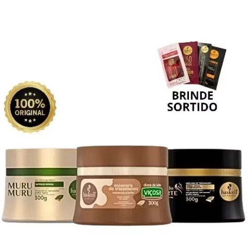 Cronograma Haskell Cavalo Forte, Murumuru e Doce de Leite 300g