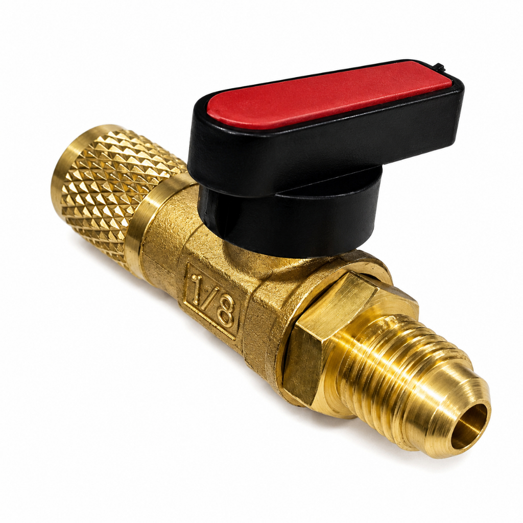 Válvula Bola 1/4 M Sae X 1/4 F Sae Registro Esfera- Controle Preciso e Resistente à Corrosão