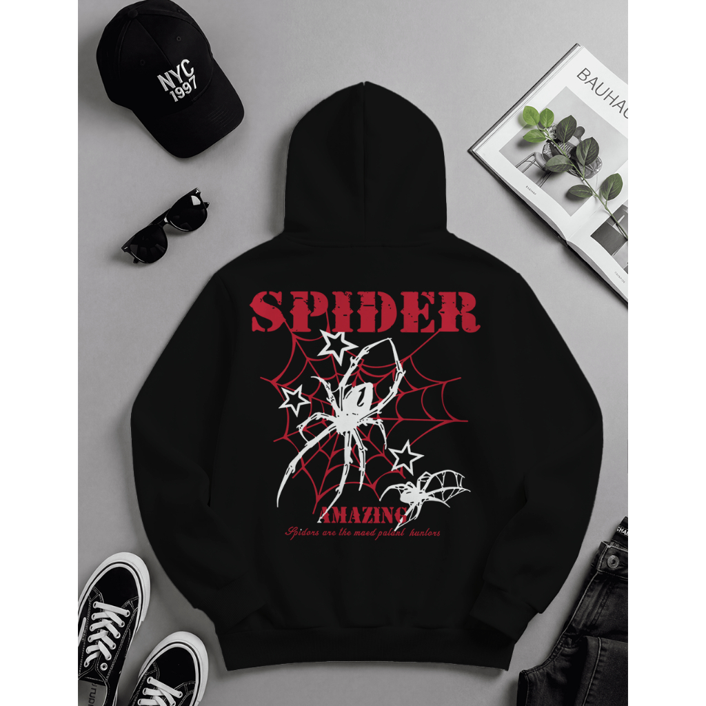 Moletom Casaco Feminino e Masculino Spider Casaco Aranha do P ao GG Blusa de Frio Herói