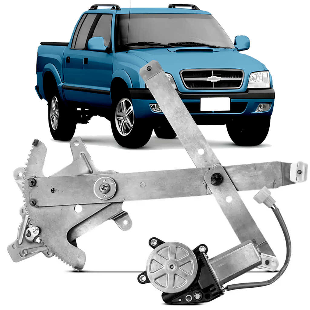 Maquina Vidro Eletrico Dianteiro S10 Blazer 1995 a 2011 + Motor