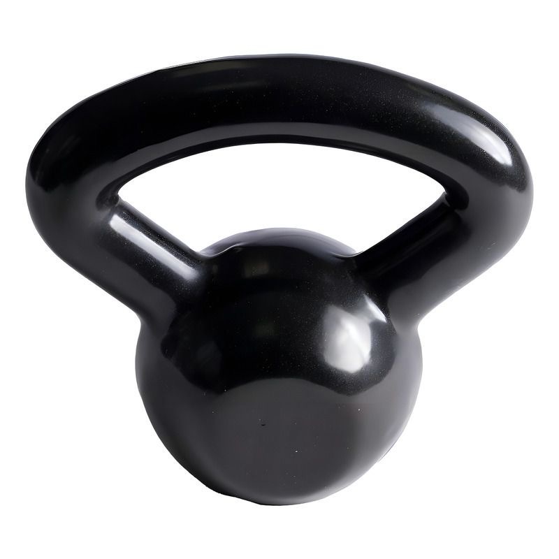 Kettlebell Emborrachado 4kg Treino Funcional Academia Musculação Peso Fitness Casa Exercício