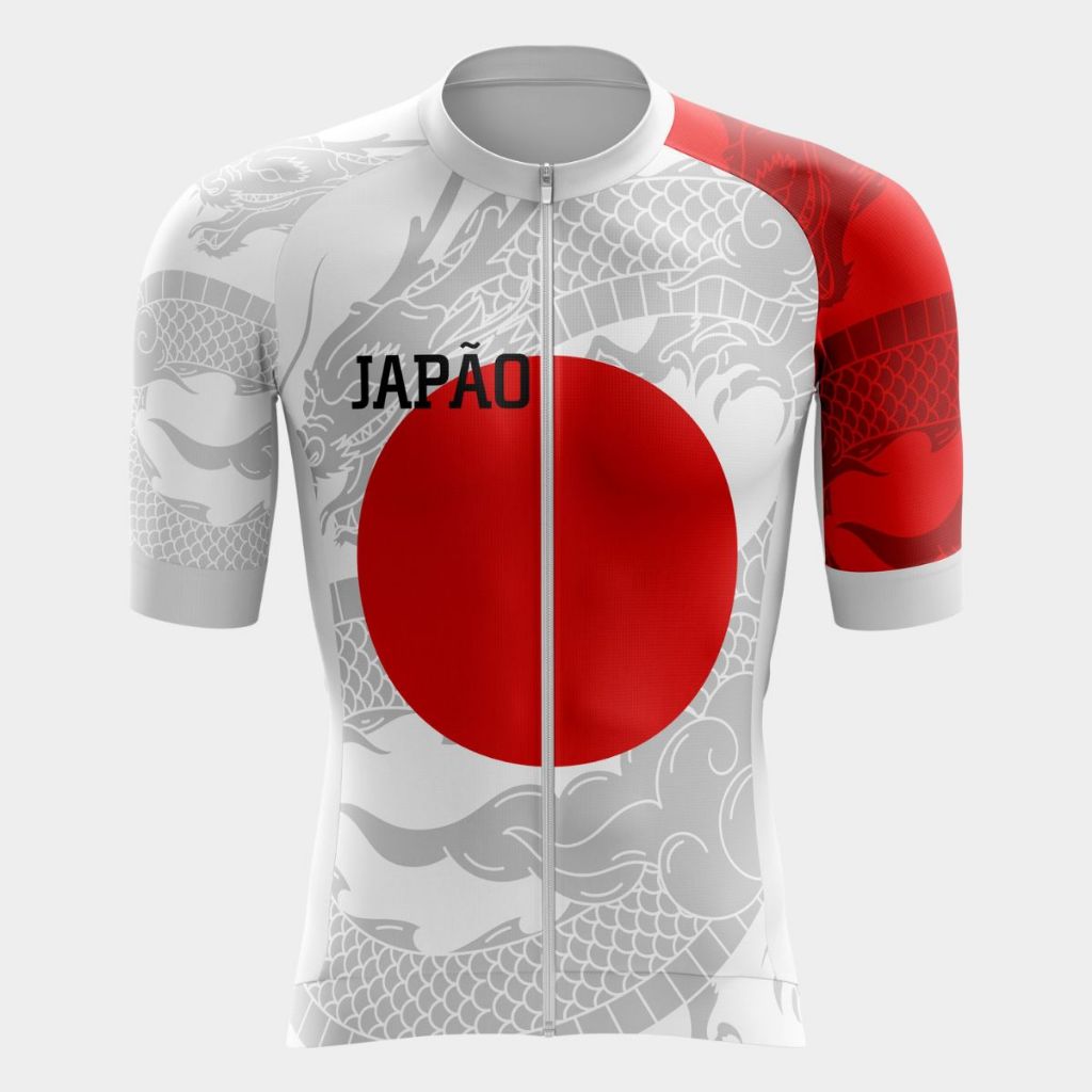 Camisa Camiseta Ciclista Ciclismo Manga Curta Masculina Premium Zíper Total Copa Do Mundo Mtb Bike