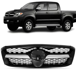 Grade Radiador Hilux 2005 2006 2007 2008 Com Friso Cromado