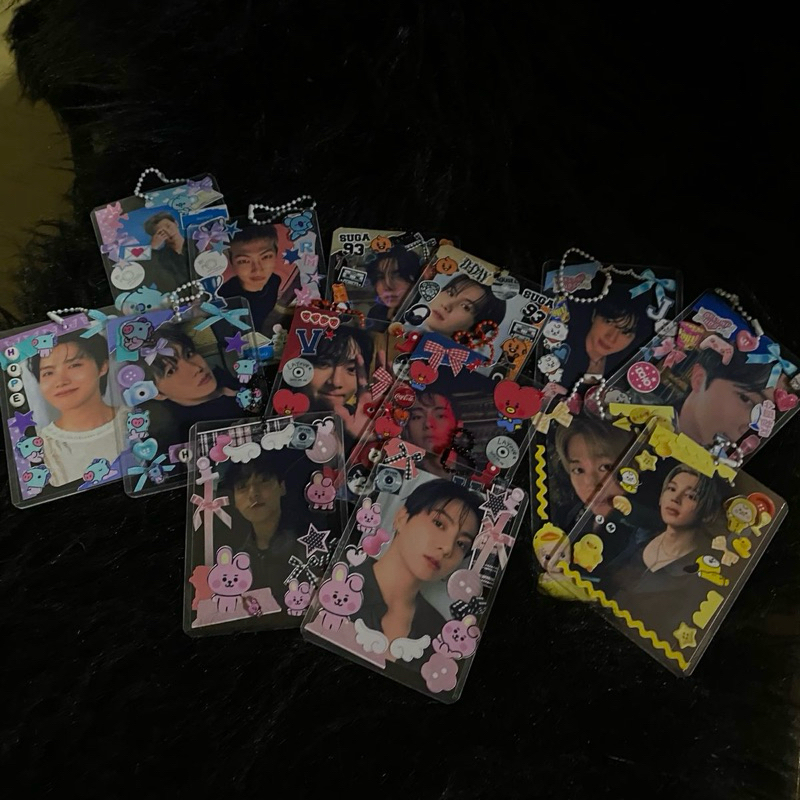 Toploader BTS BT21 | FANMADE | Chaveiro protetor para photocard